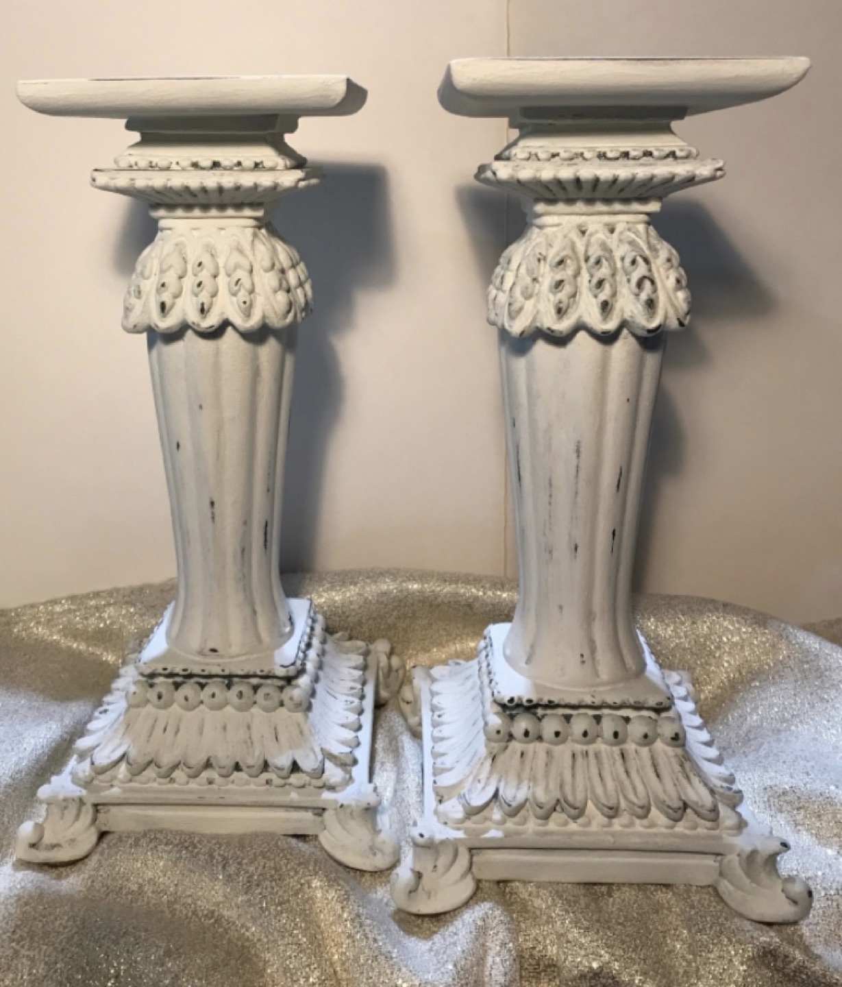 French / Shabby Chic Candle Holders image indicator(4)