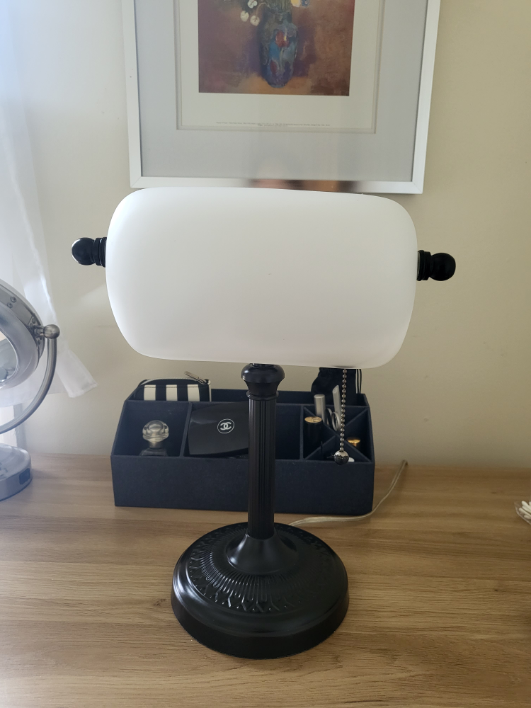 metal bankers lamp, moving sale image indicator(8)