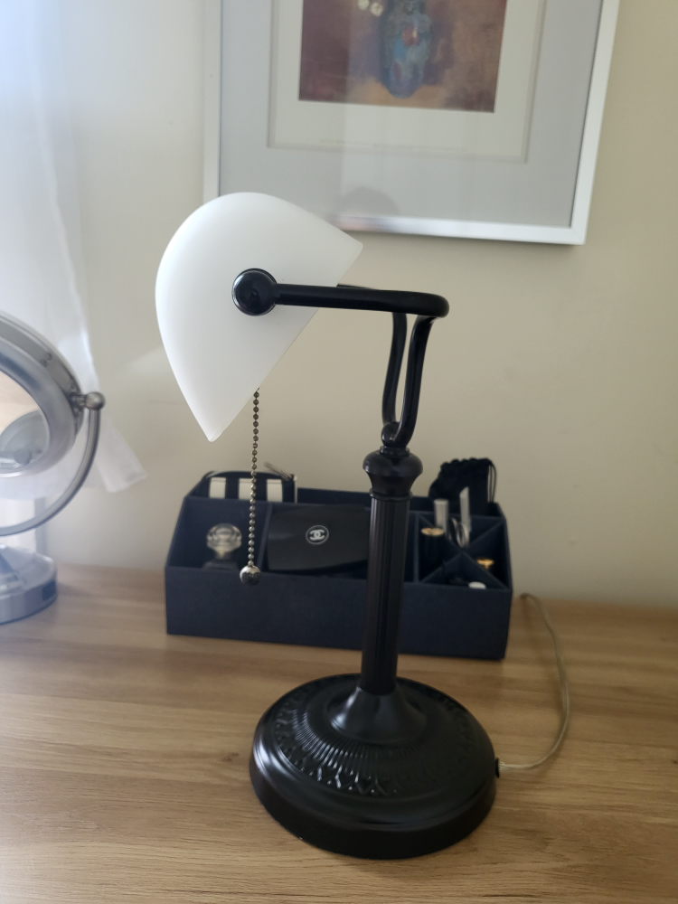 metal bankers lamp, moving sale image indicator(7)