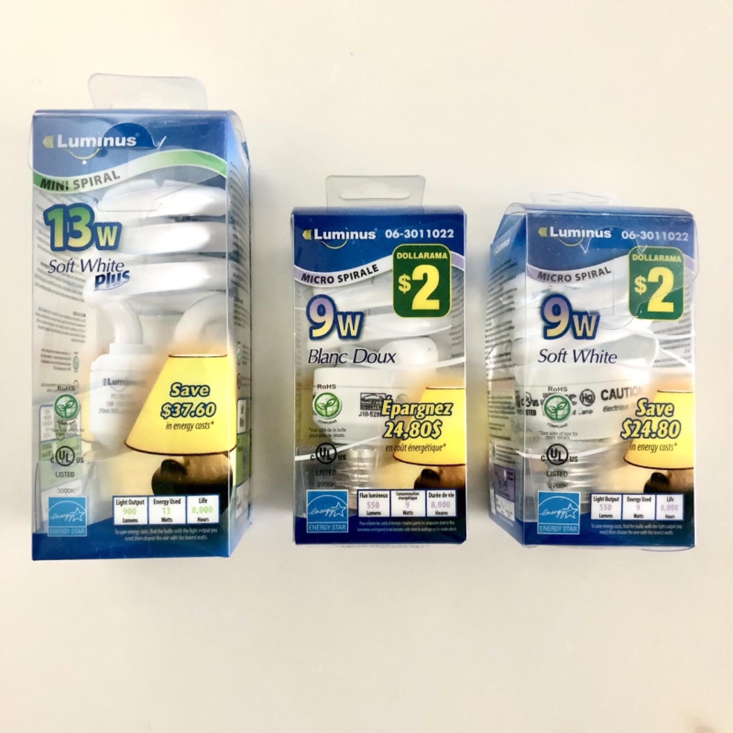 New 3items lamps, economical light bulb thumbnail