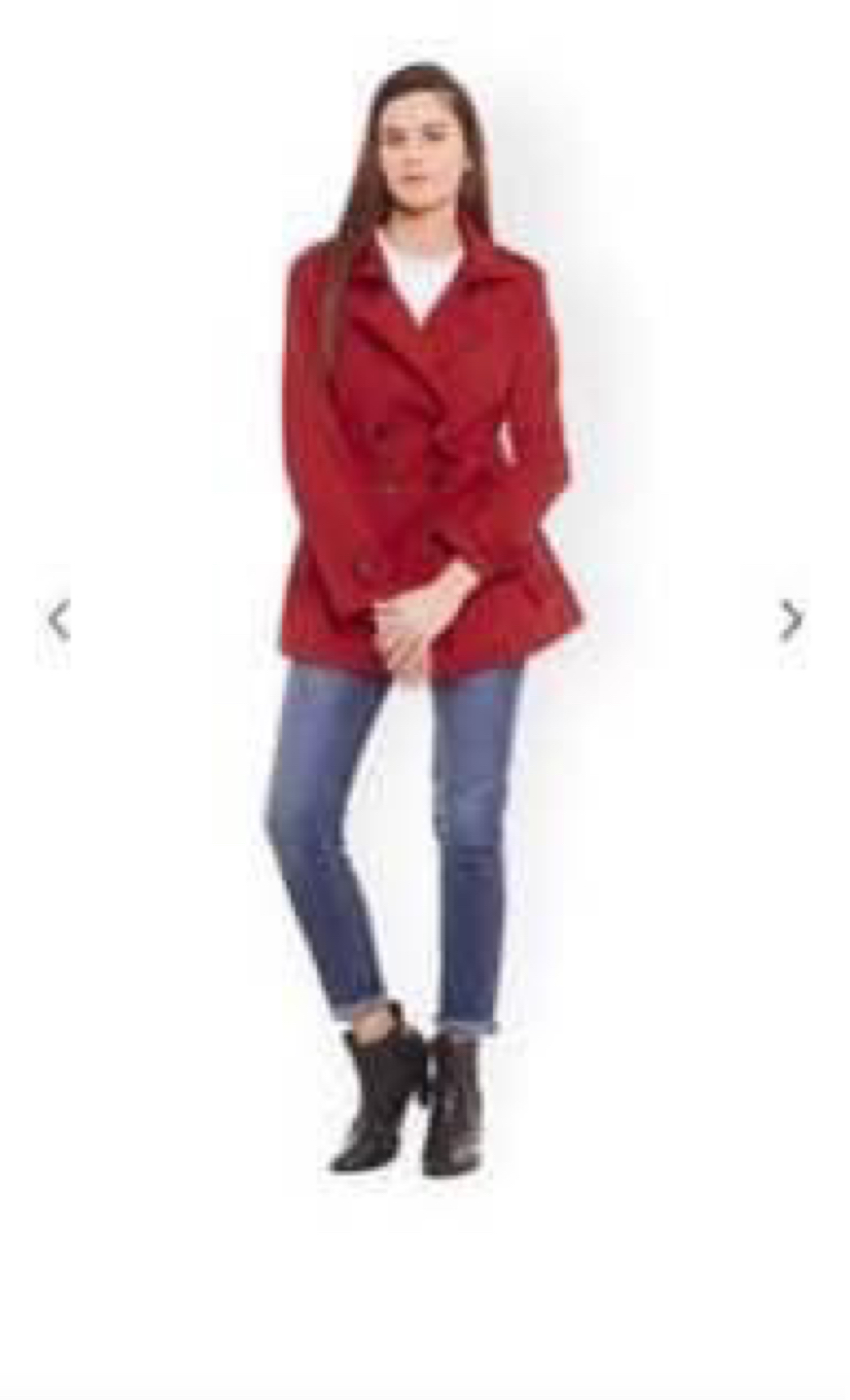 Women’s stylish belle fille over coat- size XL - photo 2