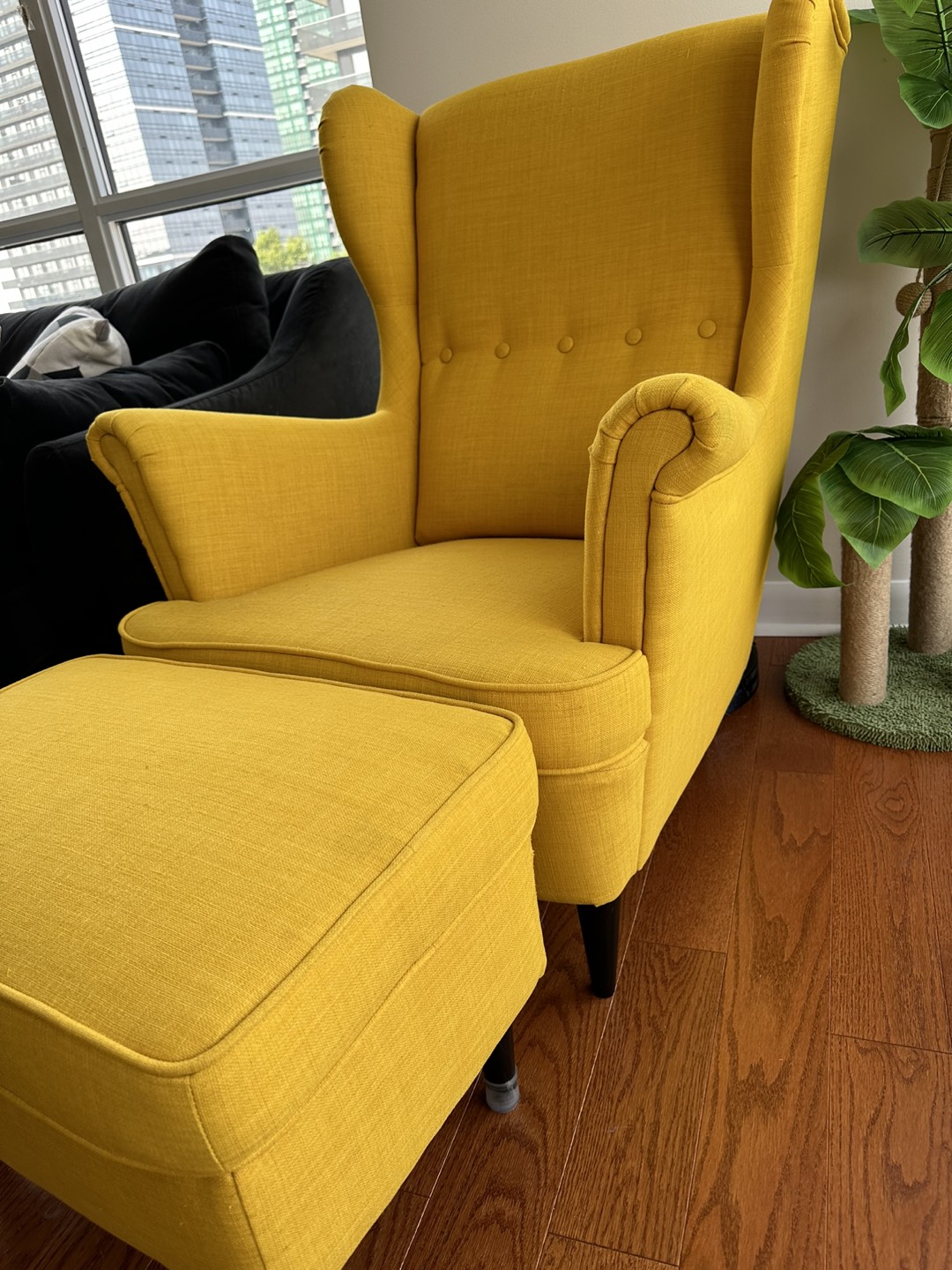 IKEA individual armchair with foot rest - photo 2
