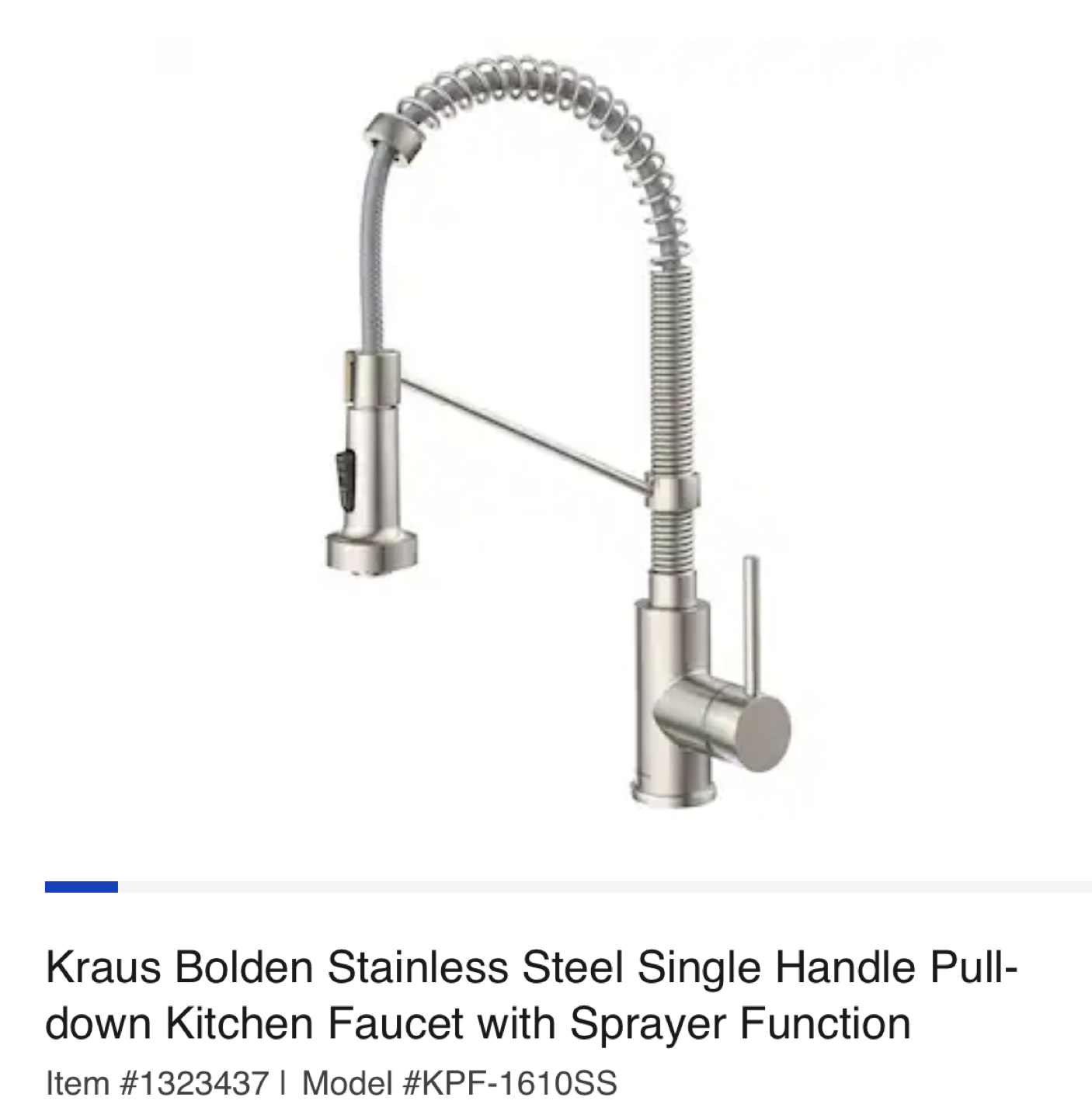Kraus kitchen faucet