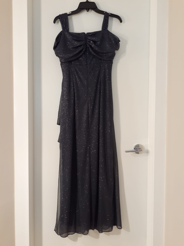 Glitter cold shoulder dress image indicator(3)