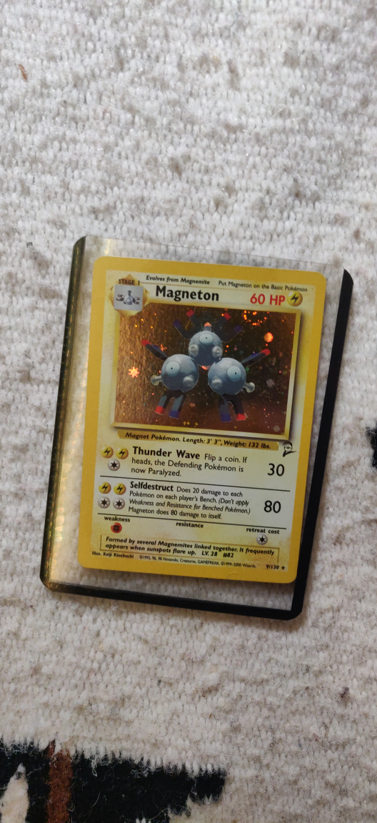 Holographic Magneton Pokemon Card thumbnail