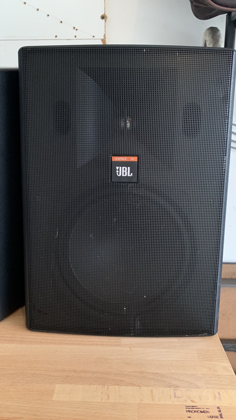 Good condition Black color JBL Control 28 speakers - photo 3