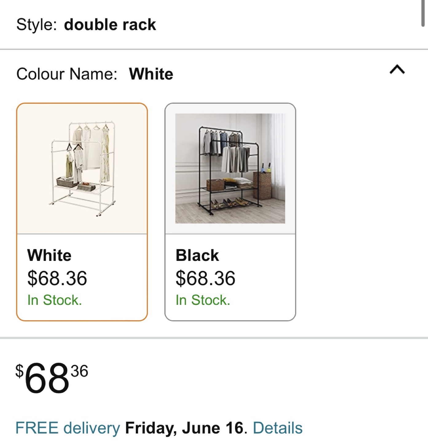 Clothes double rack - photo 4
