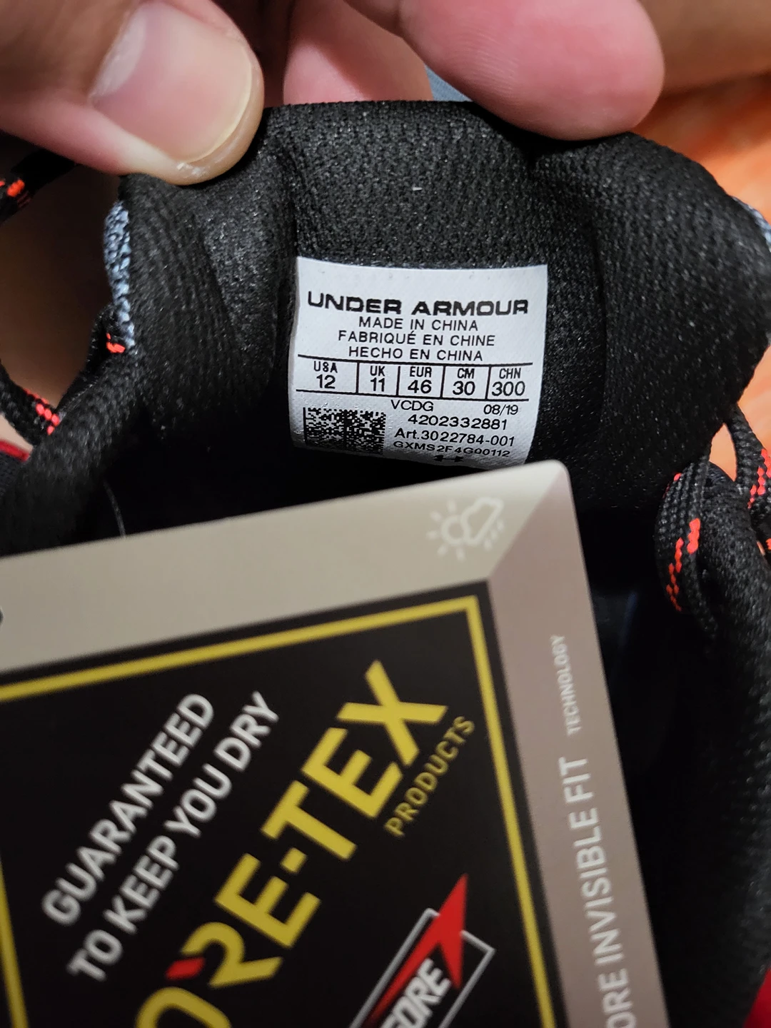 Under Armour brand new Gore-Tex