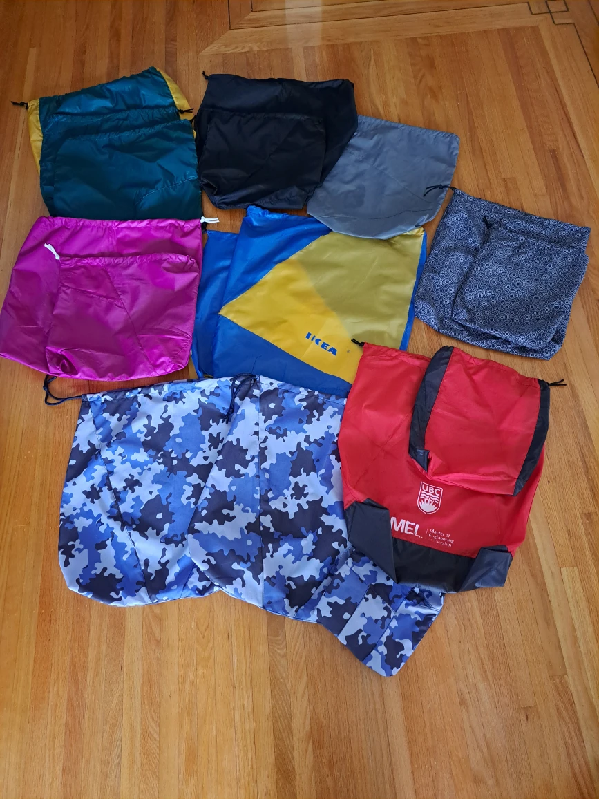 repurposed waterproof stuff sacks thumbnail