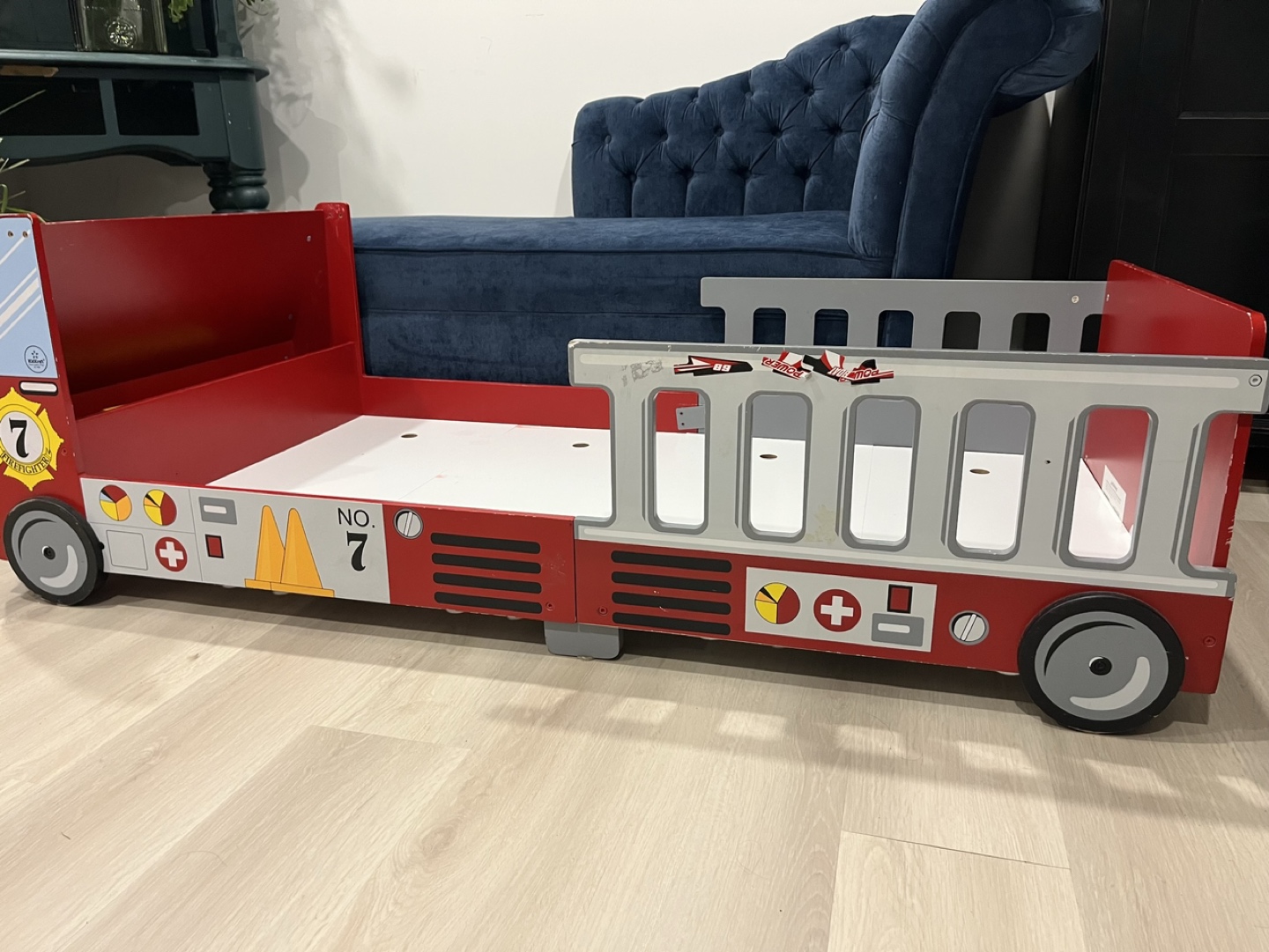 Firetruck toddler bed frame