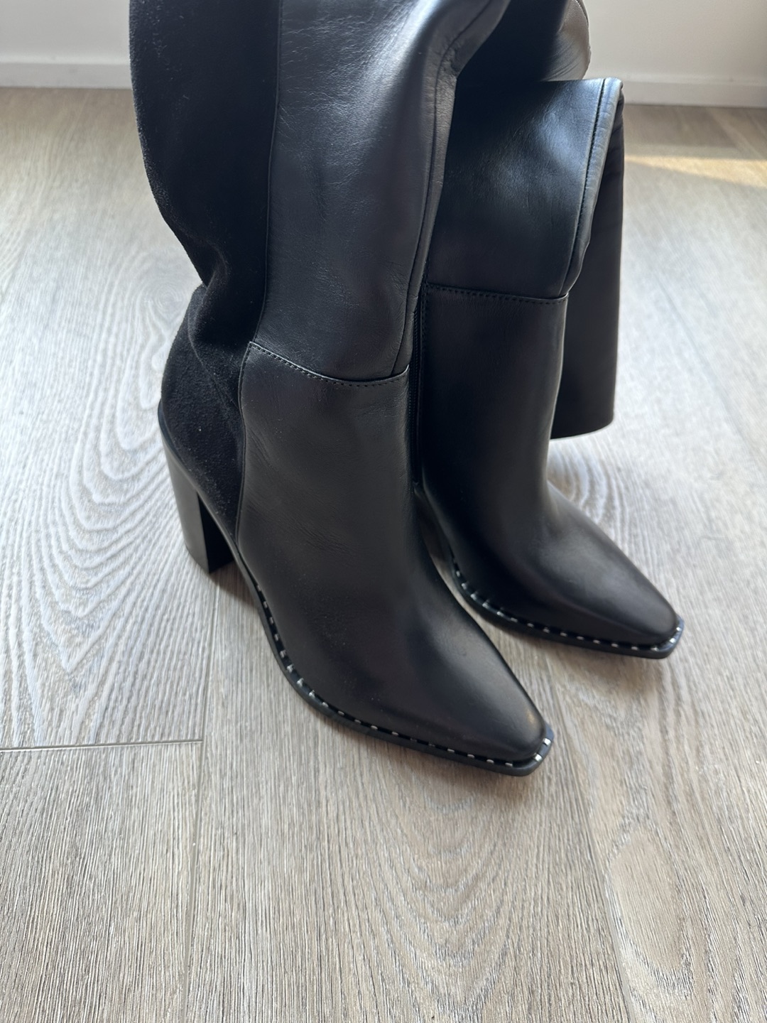 Black Heeled Tall Boots - Moving Sale! image indicator(2)