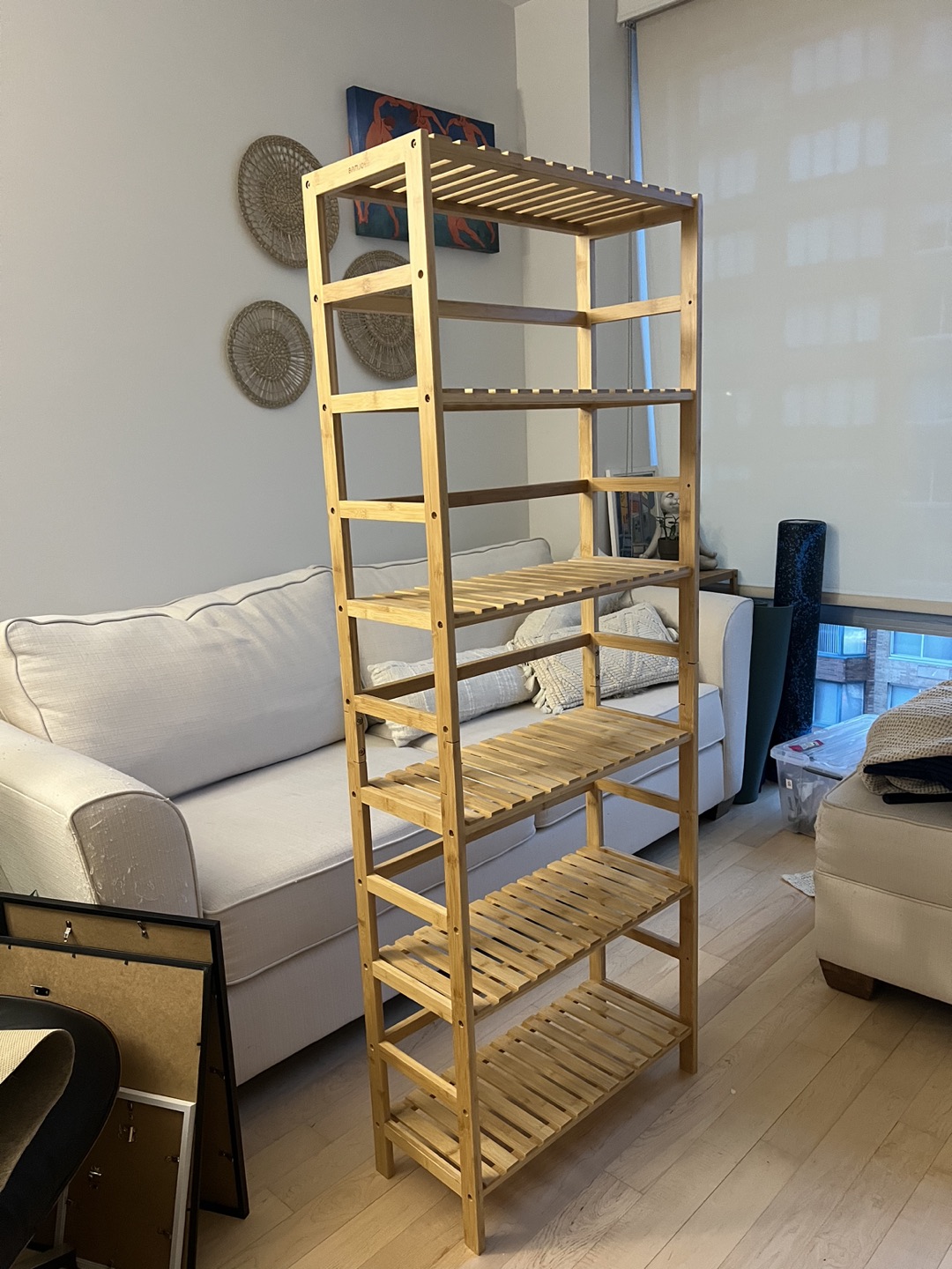 Wooden book shelf