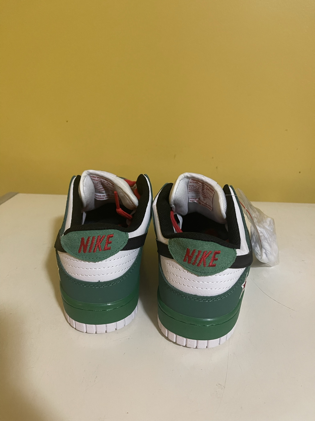 Men’s 9.0 Green Nike Air Heineken Dunk Low Not High AF1 Force SB image indicator(6)