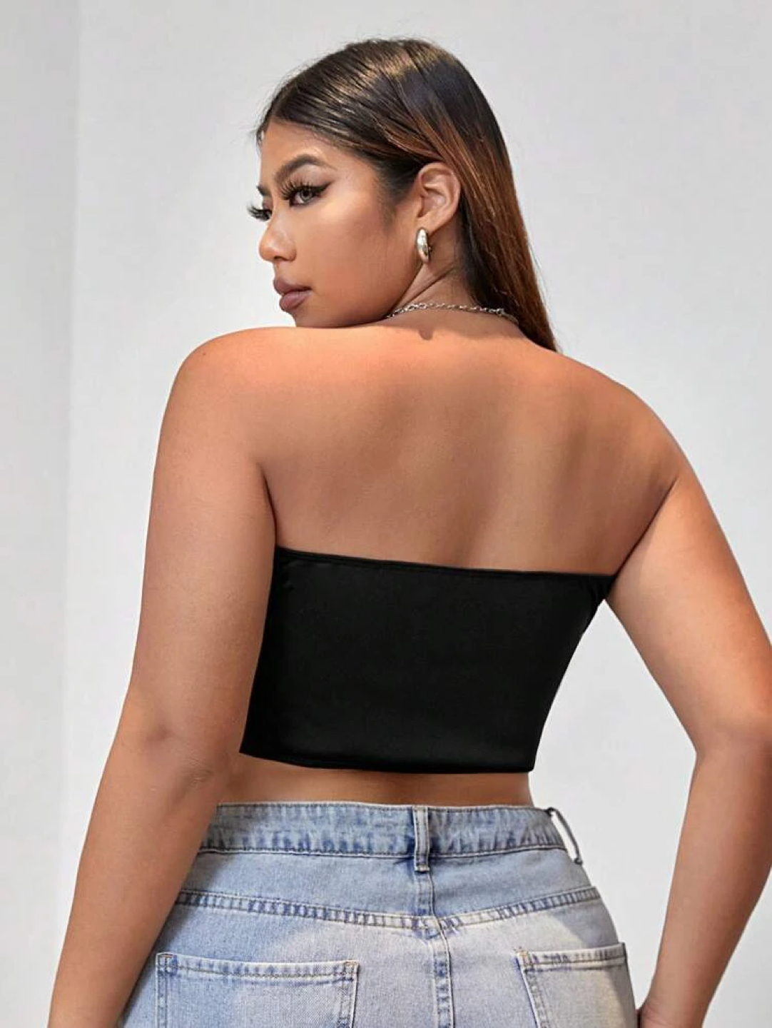 1XL Tube Top Black - photo 2