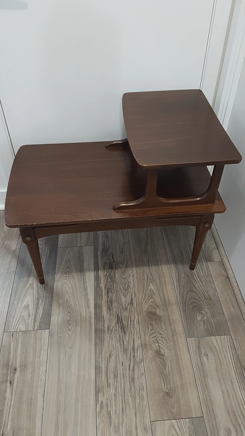 MCM Side/End Table - Solid Walnut - photo 2