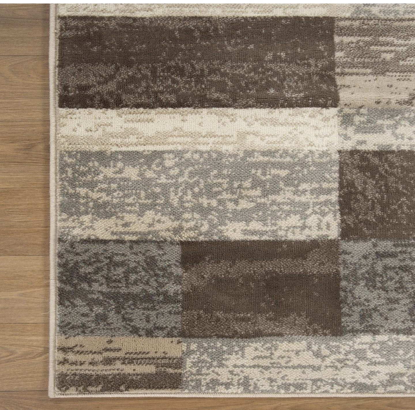 Superior Modern Rockwood Collection Area Rug, Slate, 4' x 6 image indicator(3)