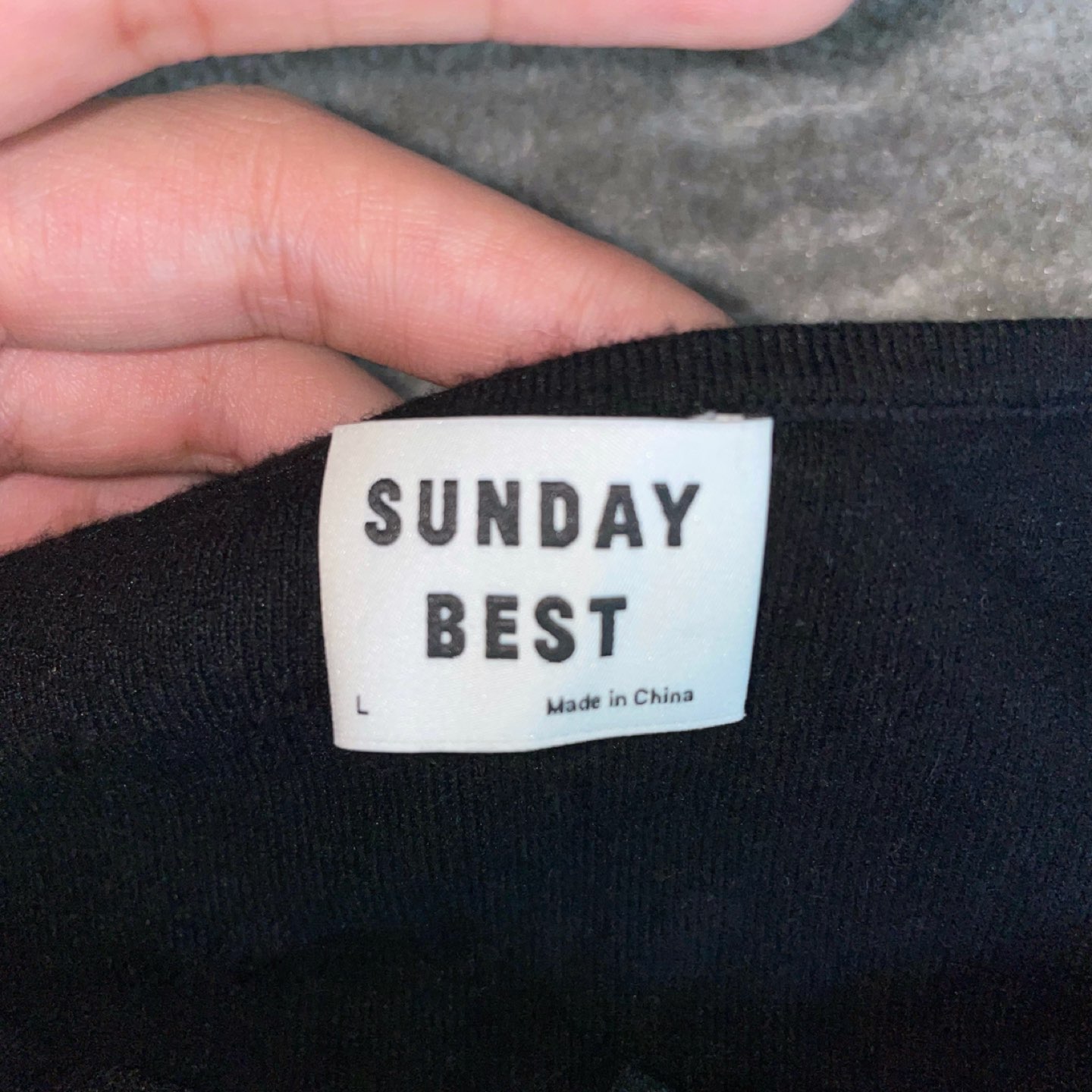 ORIGINAL Sunday Best Aritzia Cropped Black Cardigan - photo 2