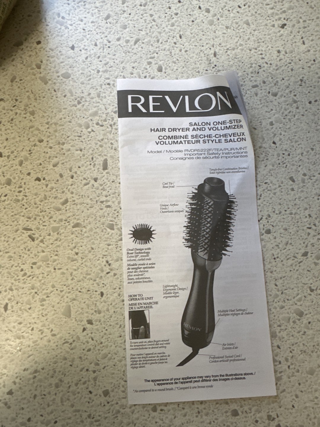 Revlon 3 Heat 2 Speed Brush Hair Dryer - photo 3