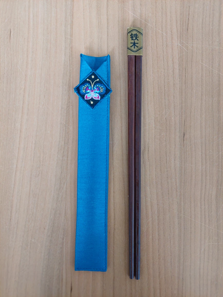 NEW bamboo chopsticks with cover