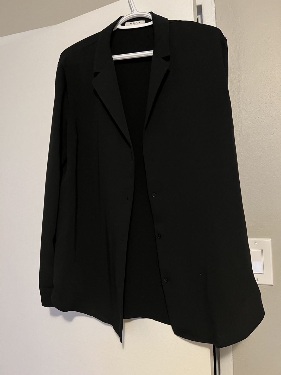Babaton Black Button Up