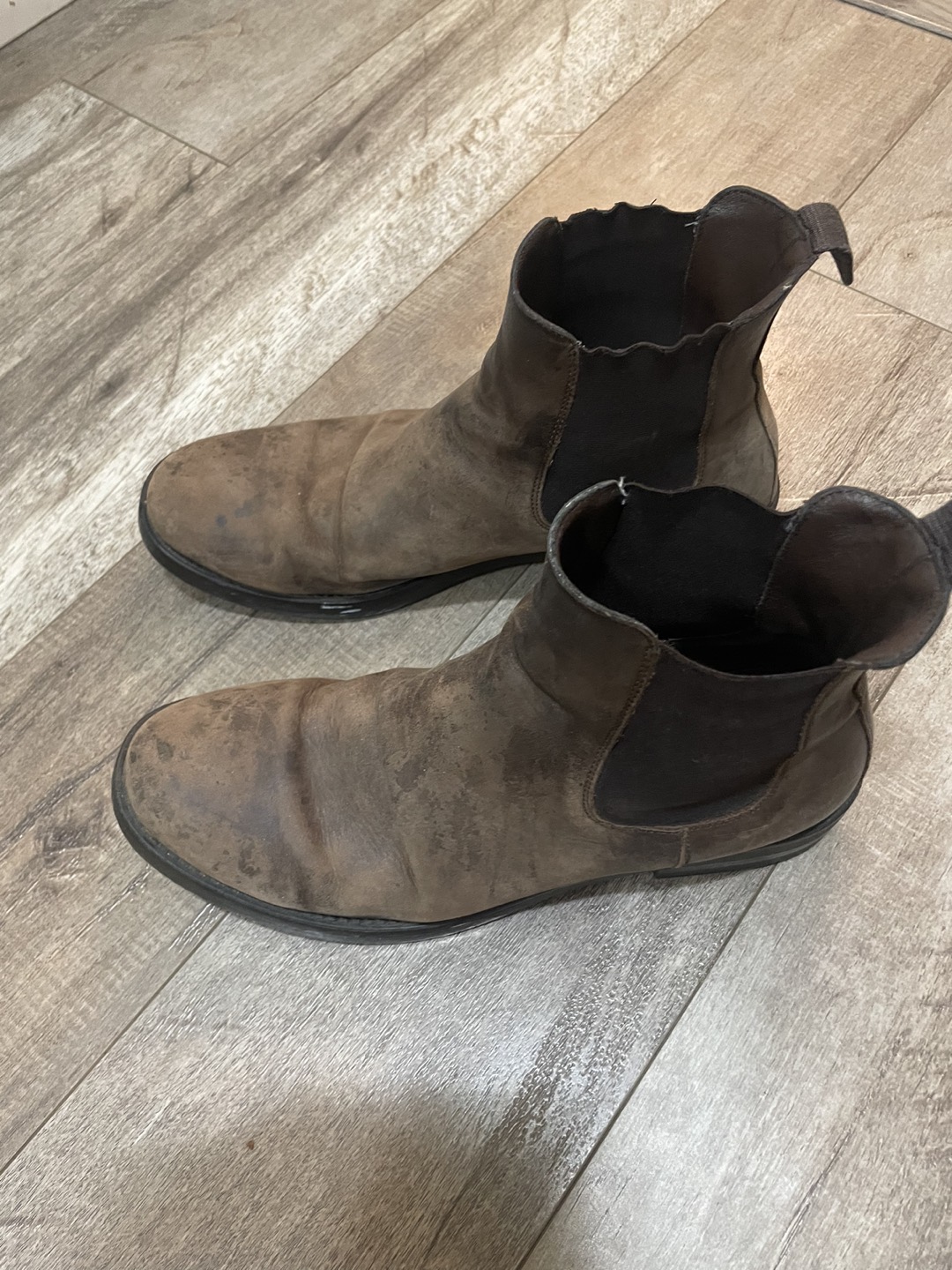 Italian leather boots