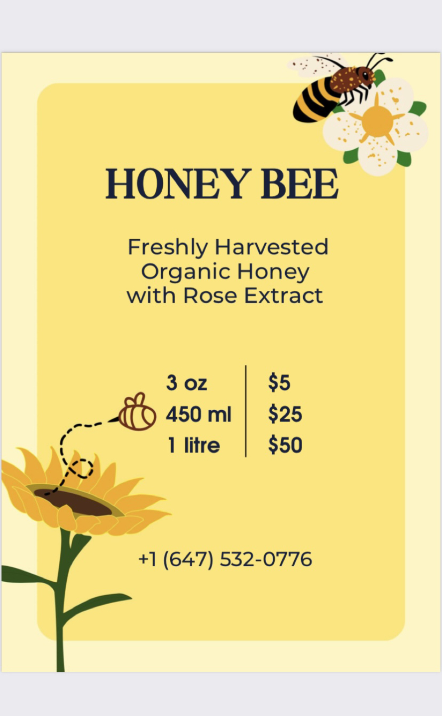 Organic honey with organic rose extract image indicator(2)