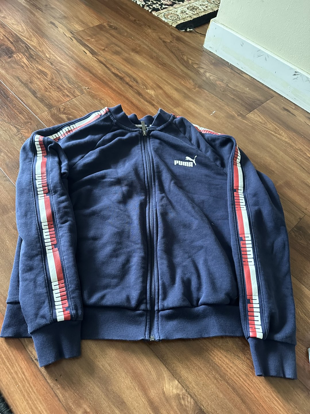 Puma zip up sweatshirt