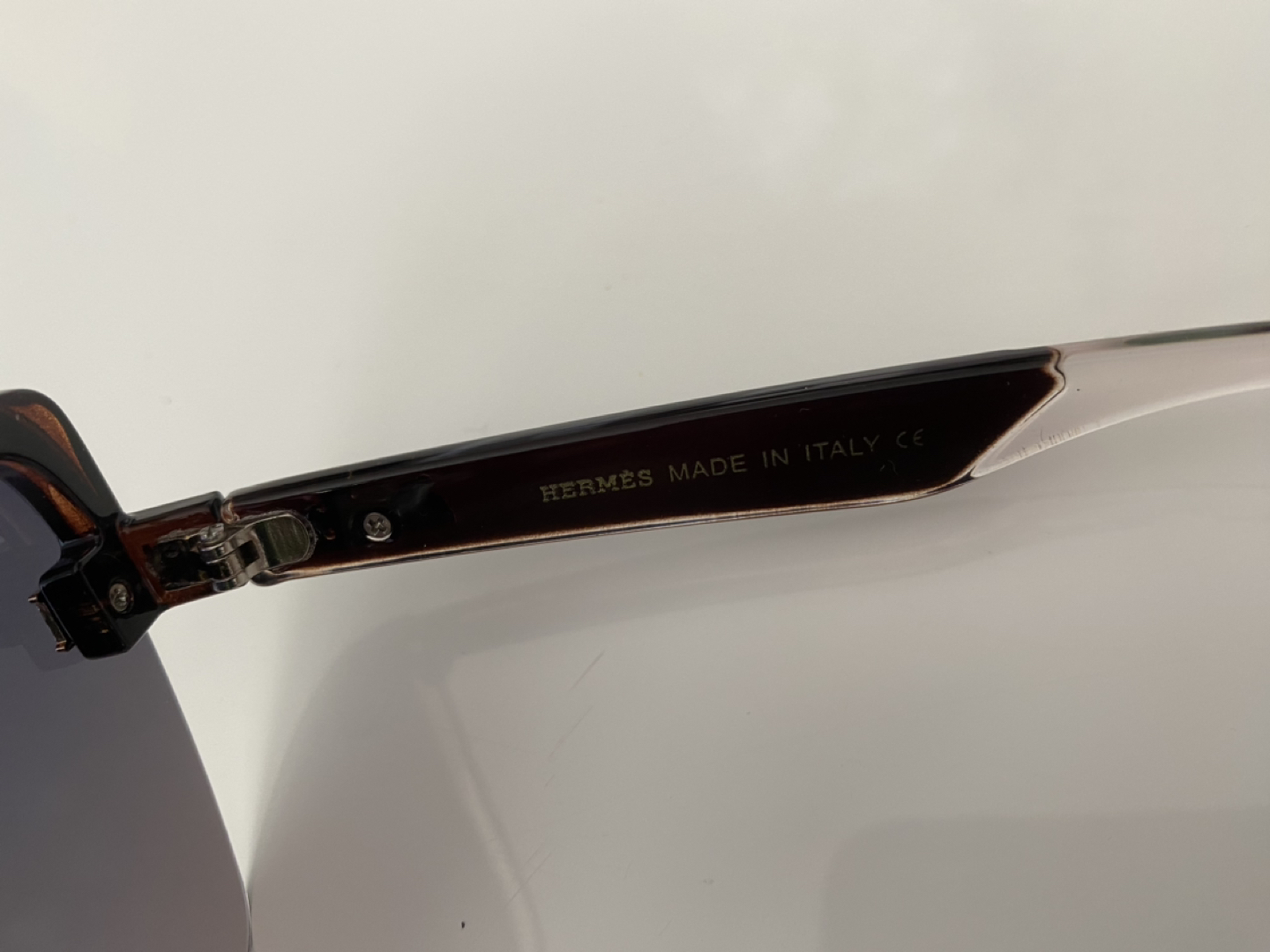 Oversized authentic Hermes sunglasses - photo 3