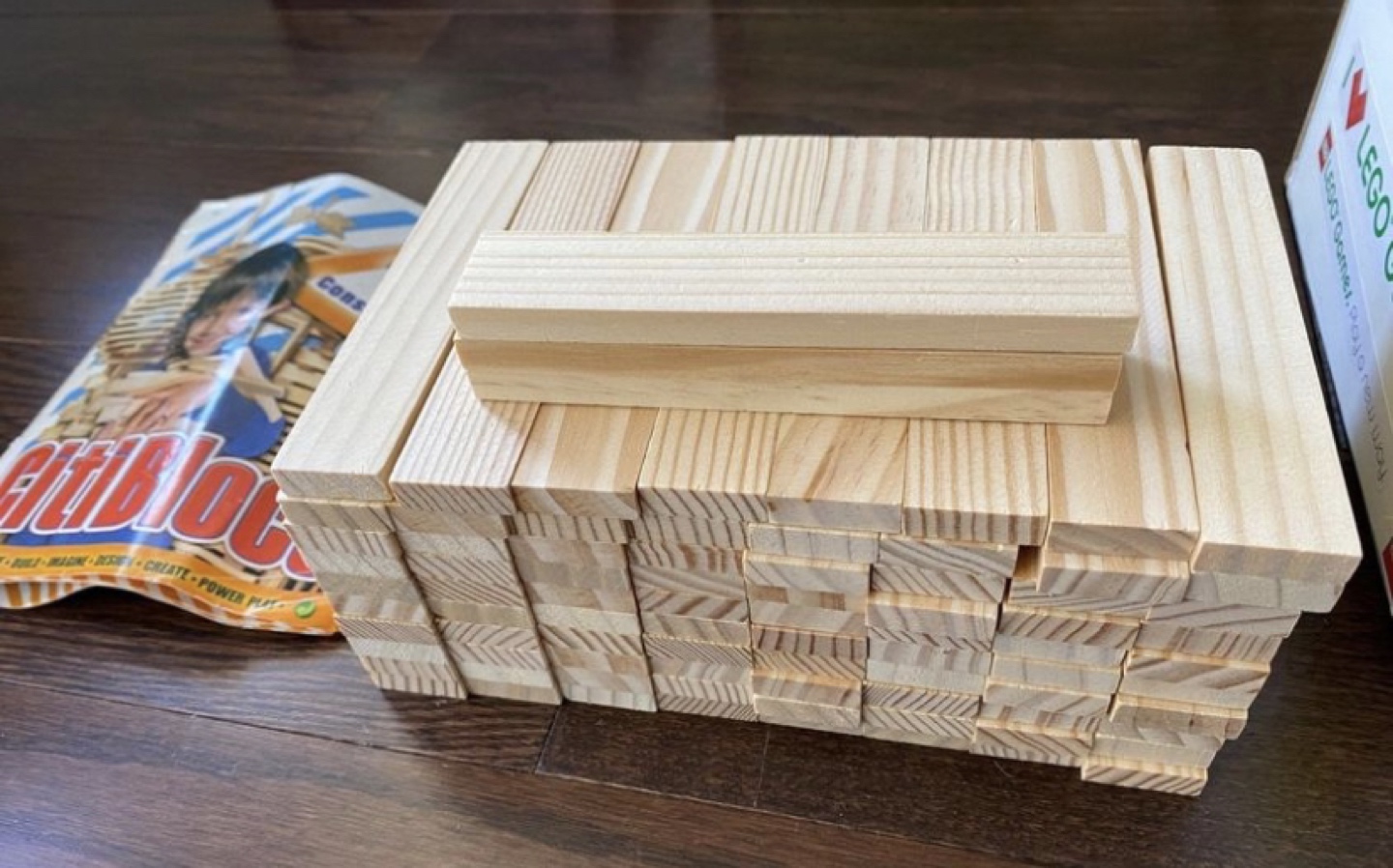 Pottery Barn - CitiBlocs Wooden Building Blocks - 83 Pieces ~ 3+ thumbnail