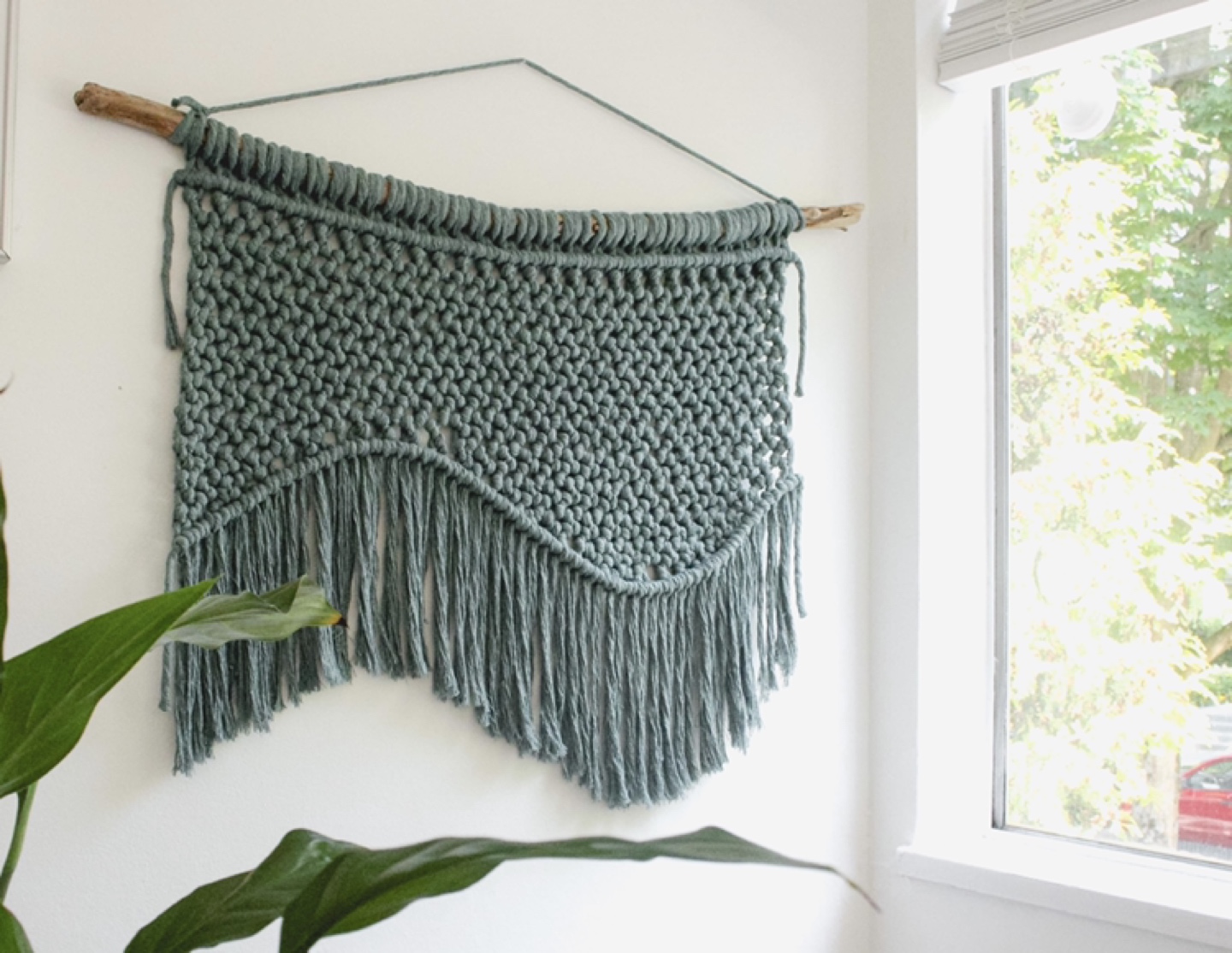 Large agave macrame wallhanging - photo 2