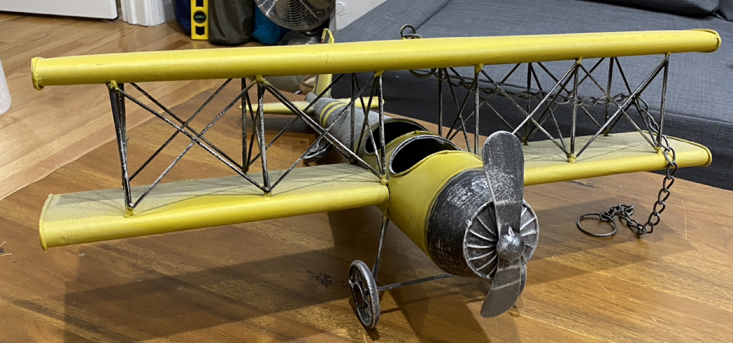 Home decor - Vintage airplane