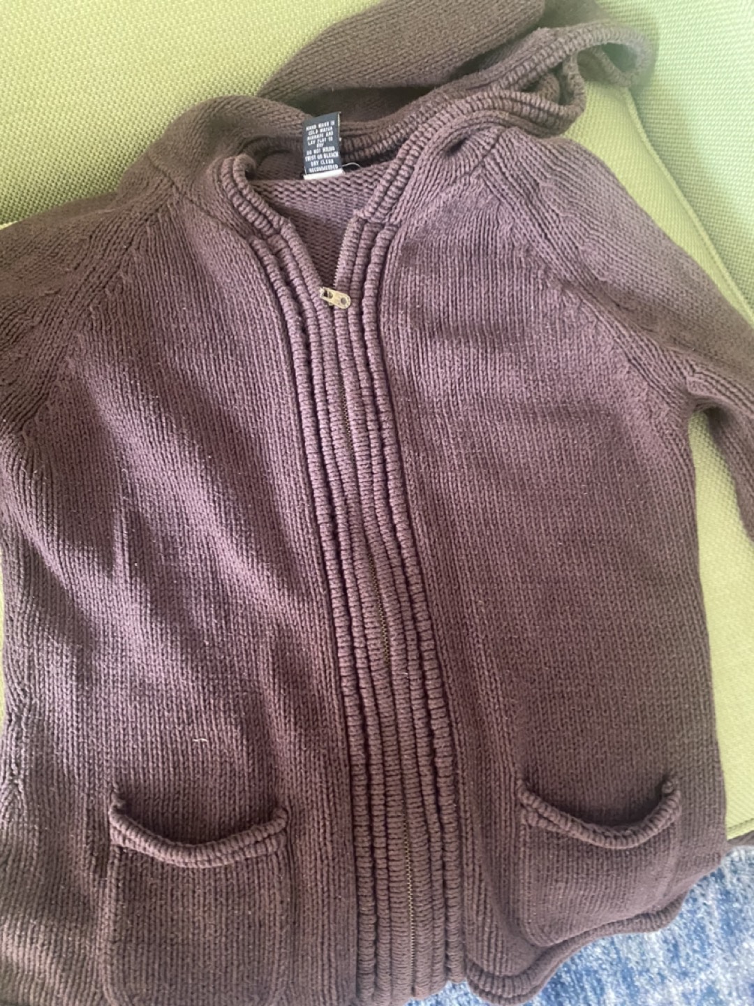 Brown cardigan size Med