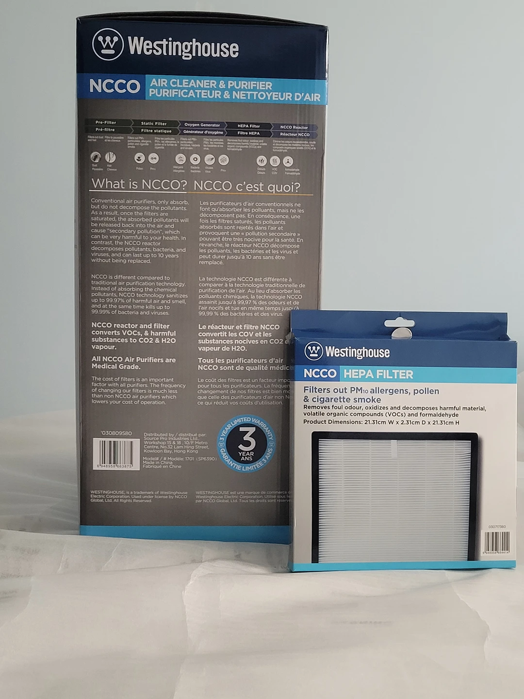 Air Purifier Westinghouse 1701 SP6390 Medical & NCCO Technology image indicator(3)