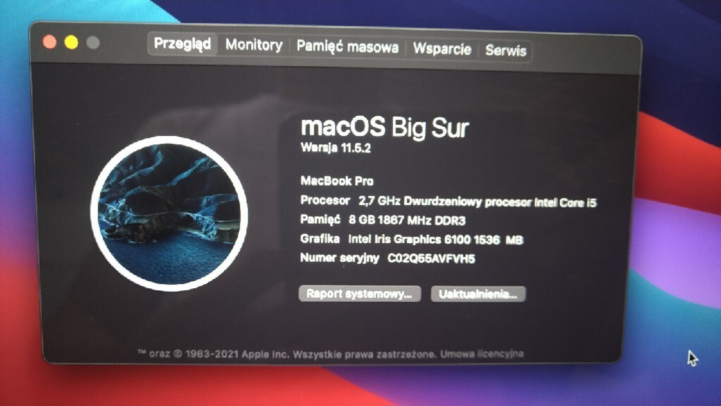 MacBook Pro 2015/1tb/8