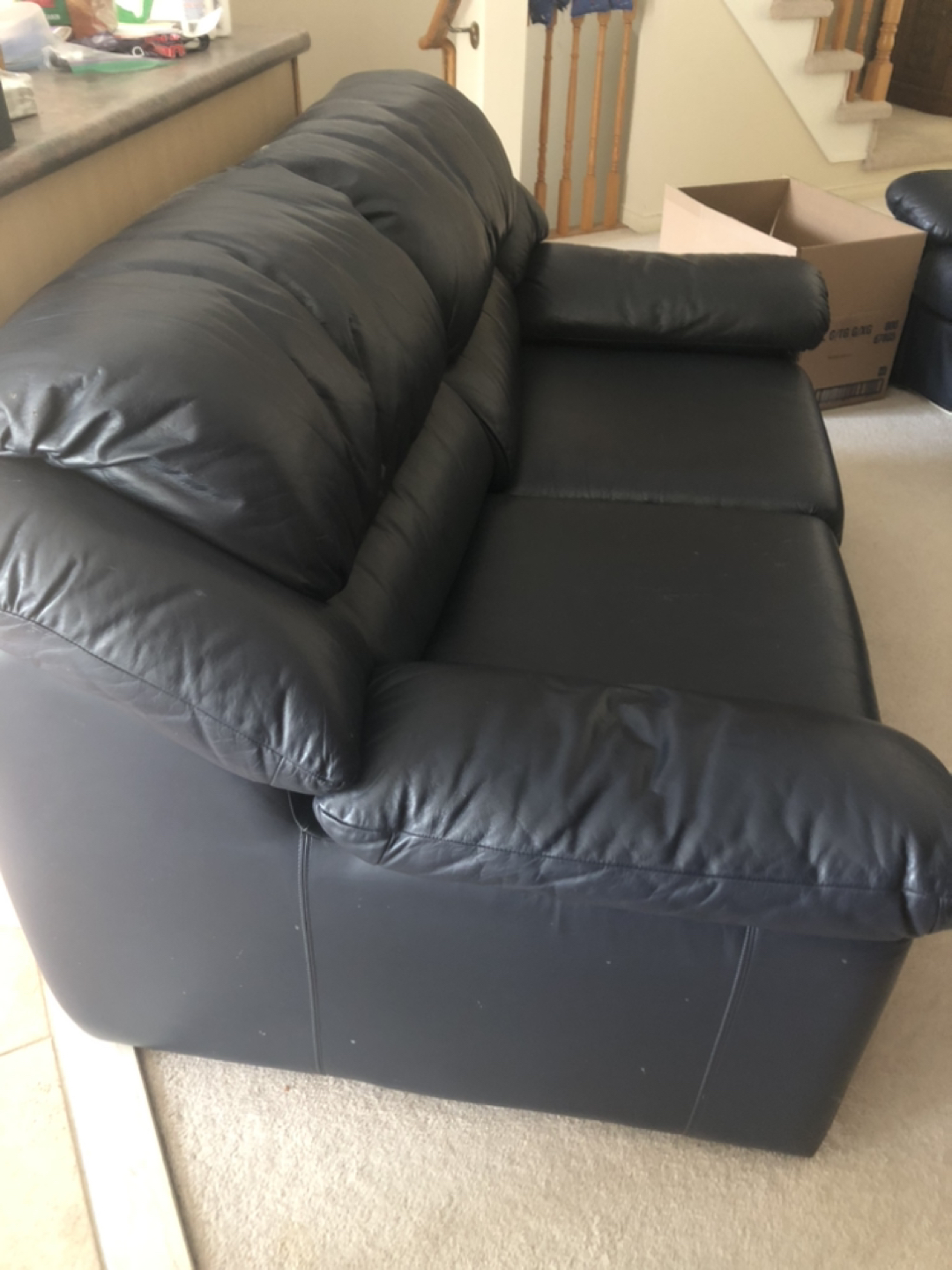 Leather Loveseat - photo 3