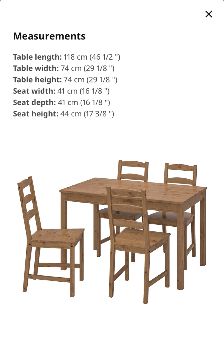 Dining Table set-Ikea - photo 5