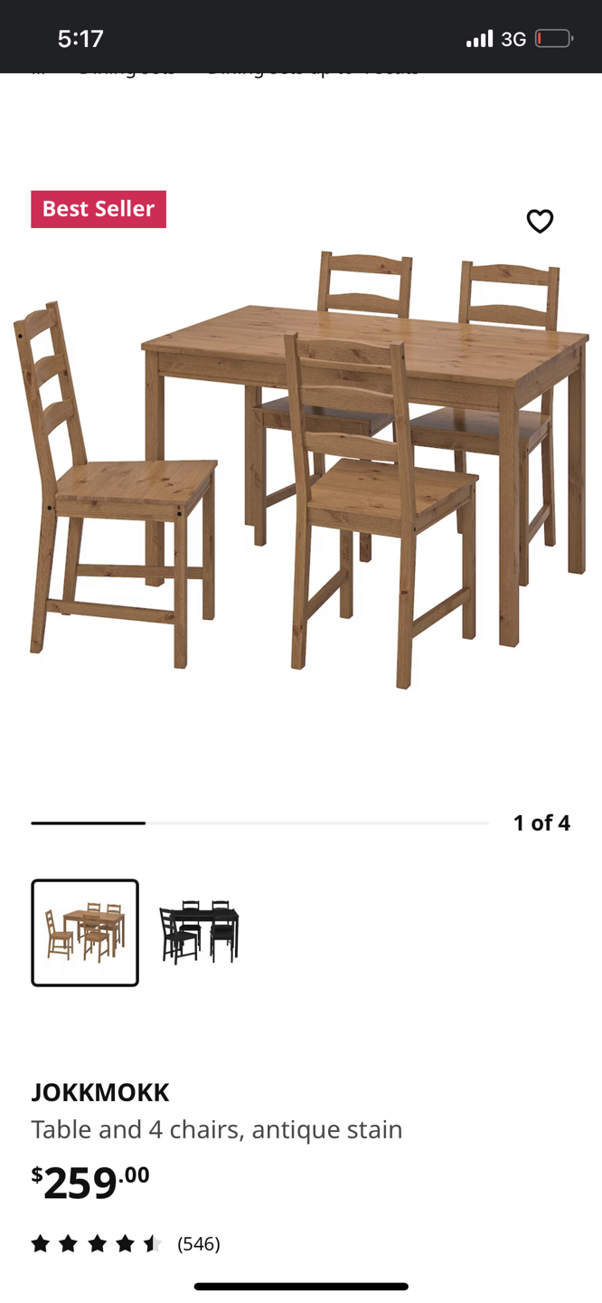 Dining Table & Chairs
