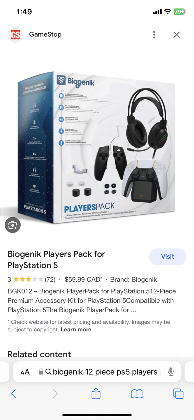 PlayStation 5 Players Pack by Biogenik image indicator(4)