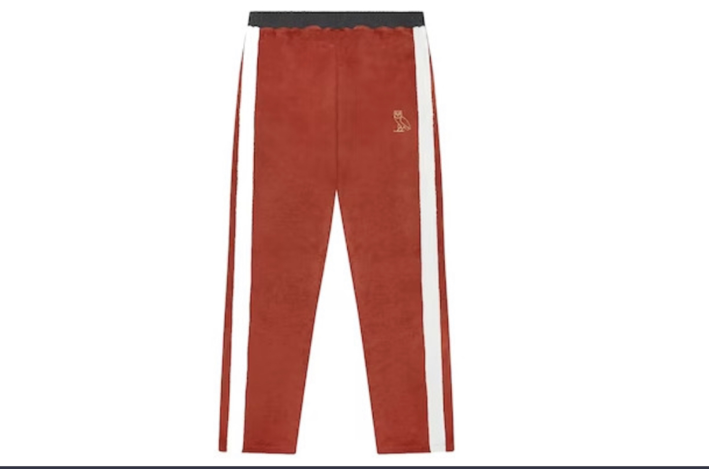 OVO Terry Cloth Track Pant Red