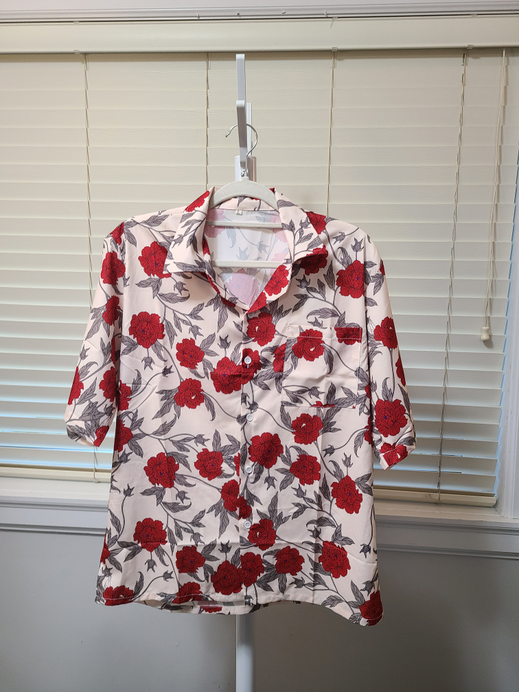 Floral button-up shirt thumbnail
