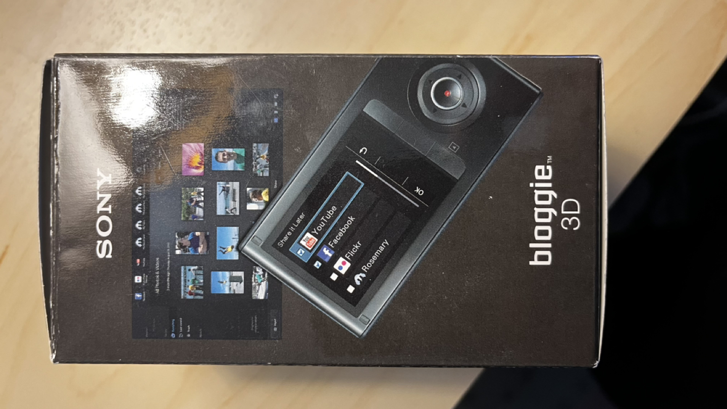 Sony mobile HD Snap camera Bloggie 3D MHS-FS3 thumbnail