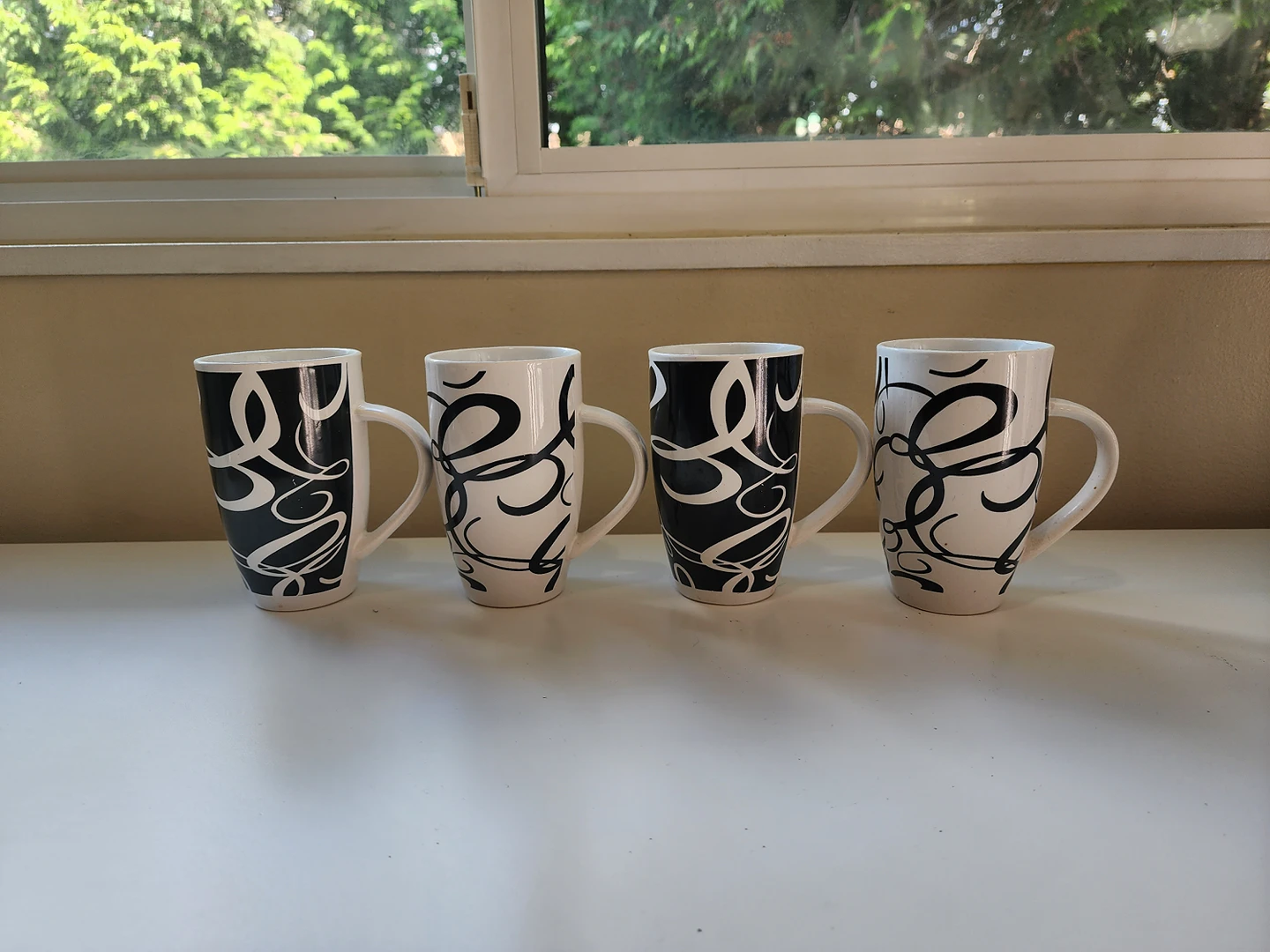 Coffee cups set