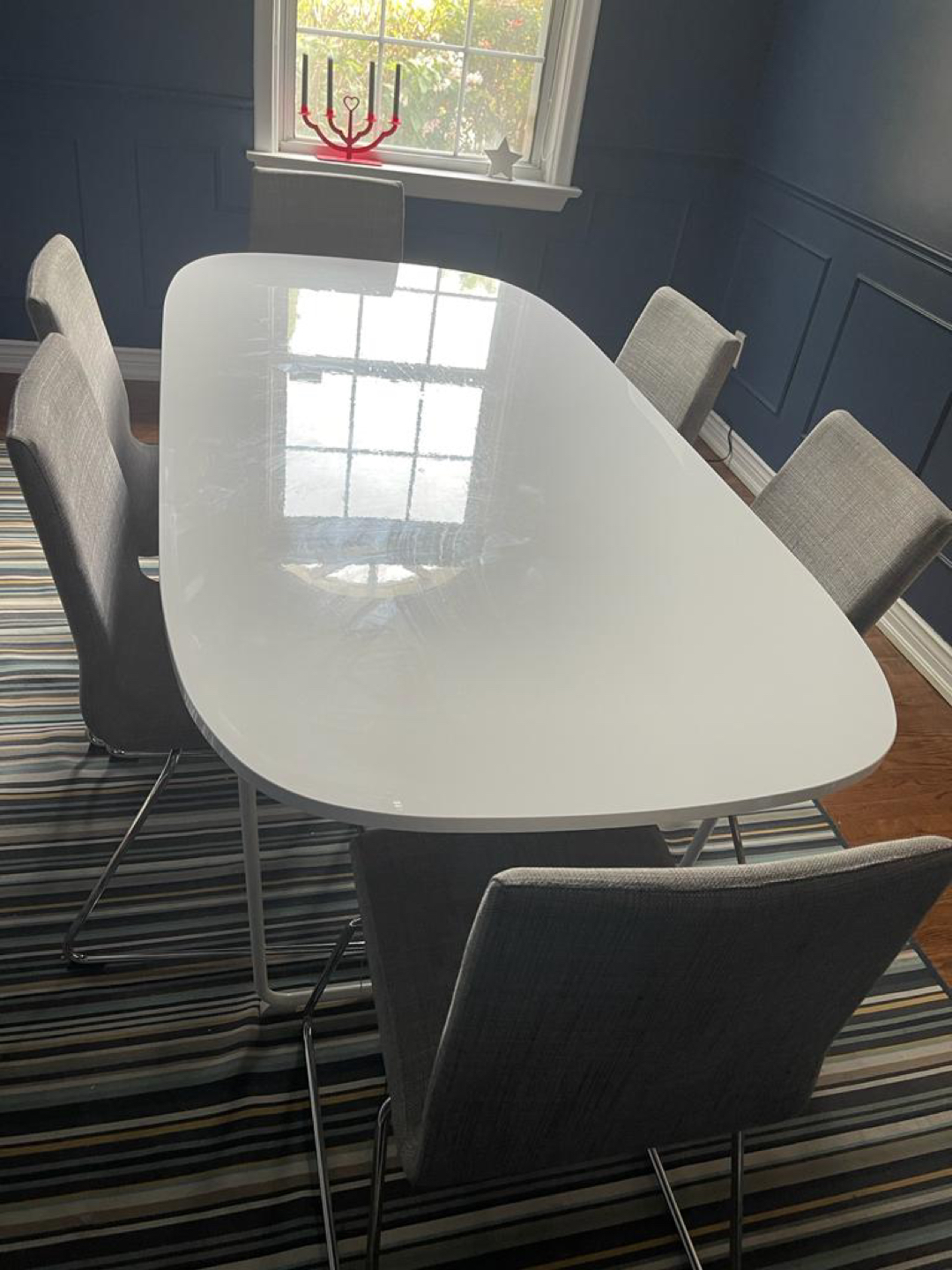 Dining table and 6 chairs - photo 2
