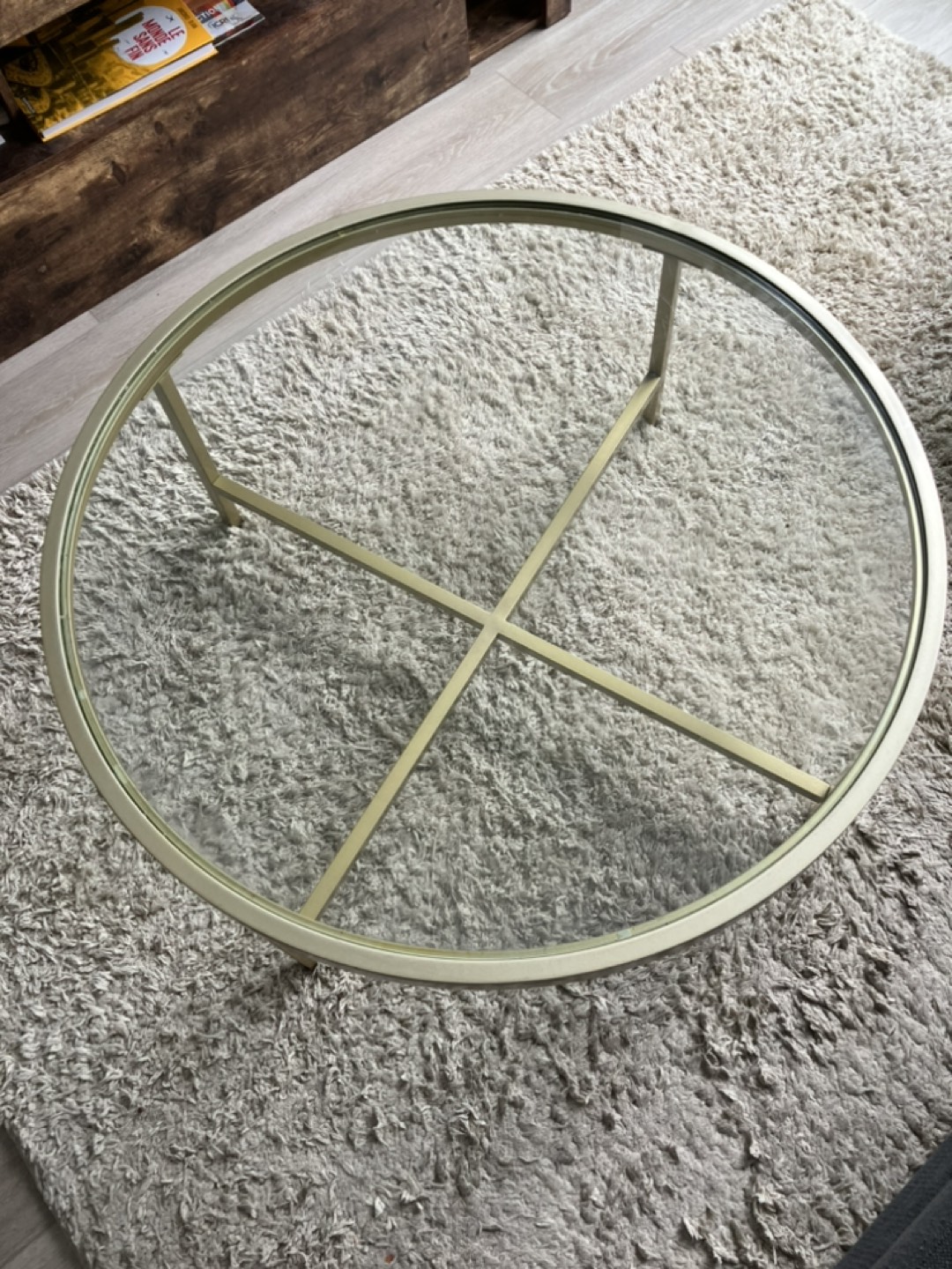 Coffe table - Thorin Cross Legs Coffee Table - photo 3