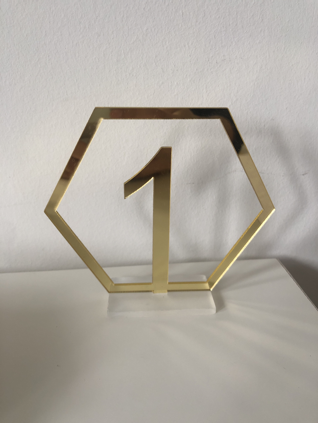 Gold table numbers thumbnail