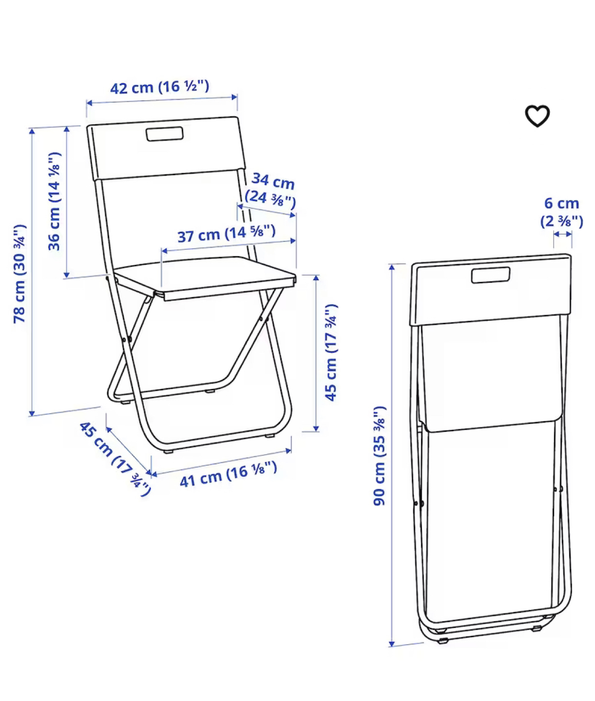 IKEA Folding Chair - photo 3
