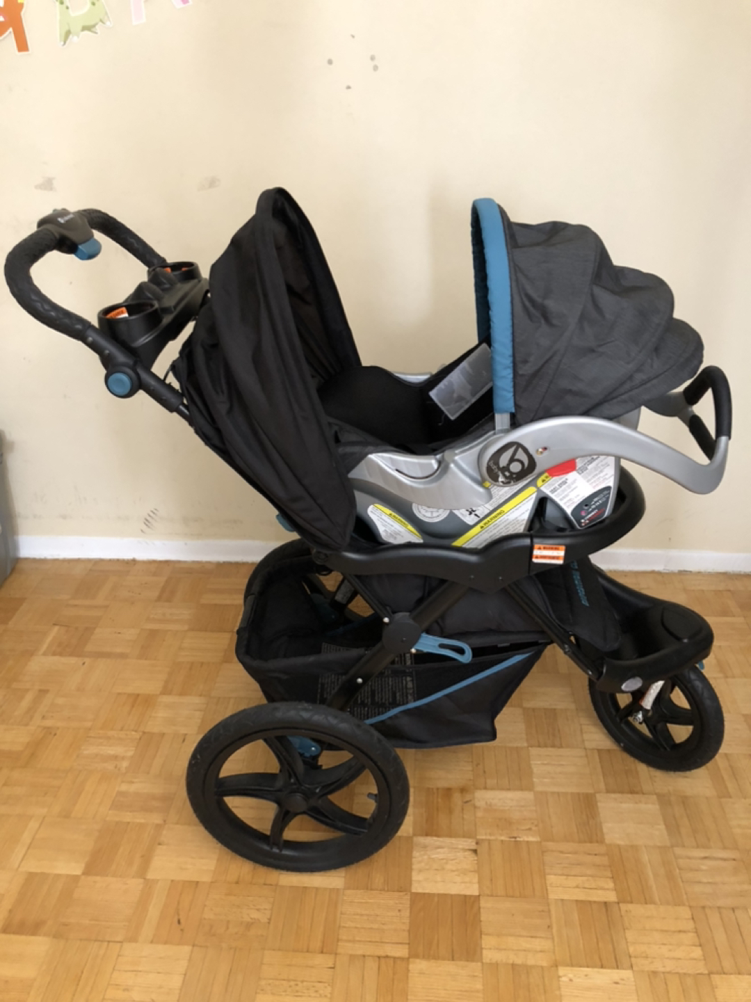 Baby trend car seat with base and stroller