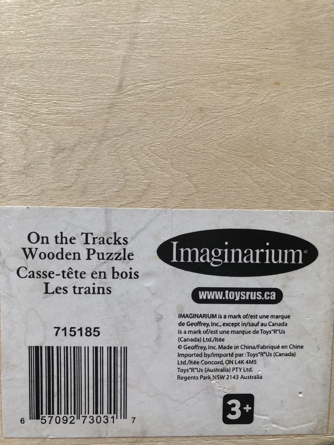 On the Tracks Wooden Puzzle image indicator(4)