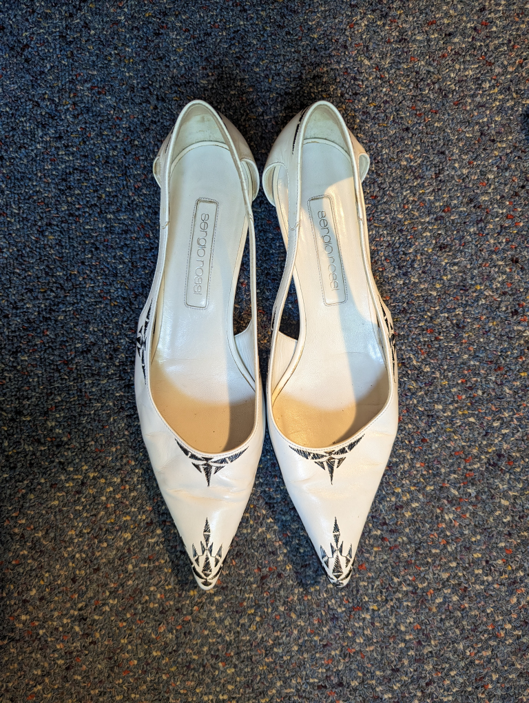 Vintage Sergio Rossi kitten heels thumbnail