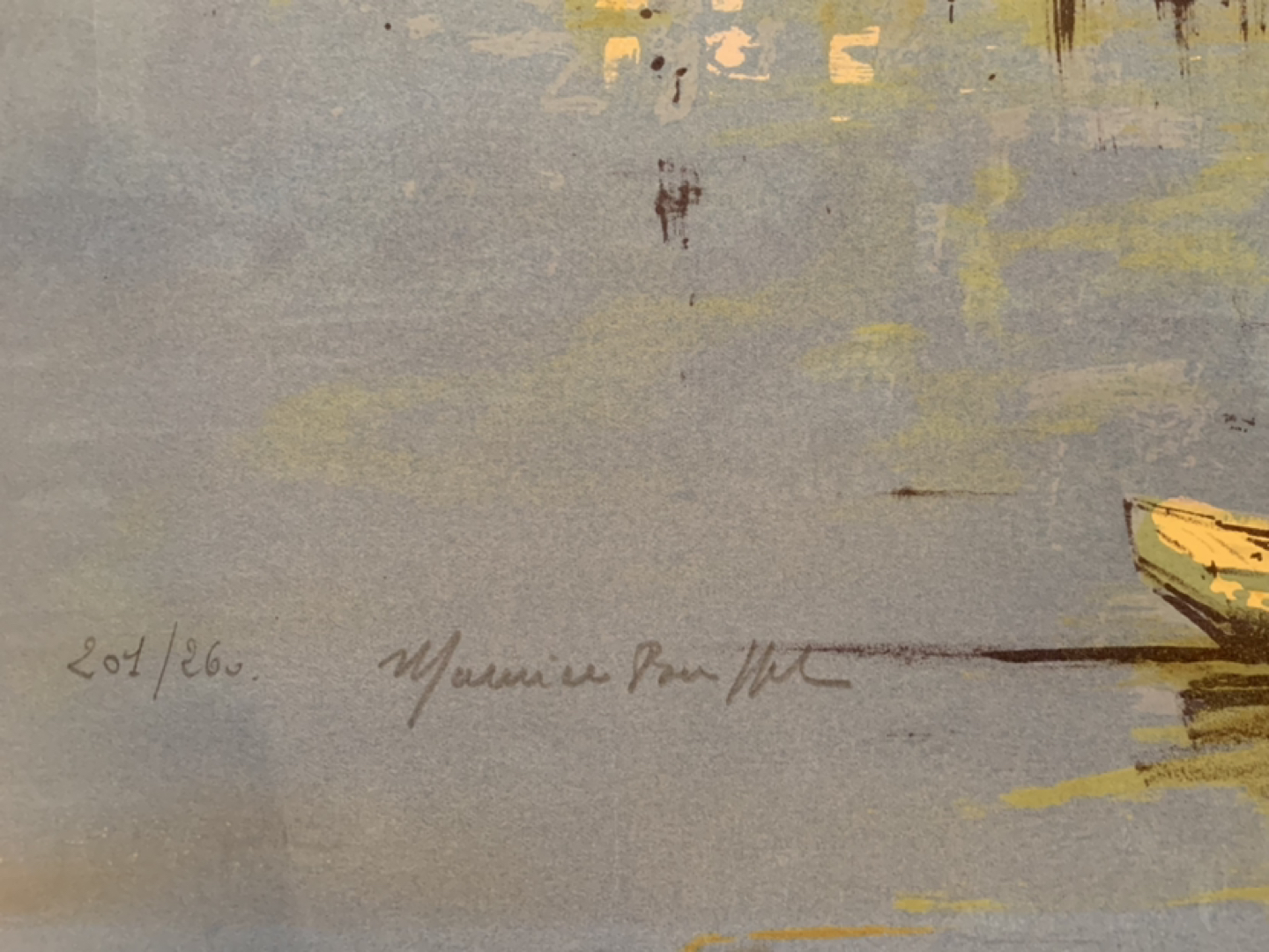 Villa on Water Signed Lithograph by Artist - photo 2